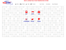 Tablet Screenshot of m.busindia.com